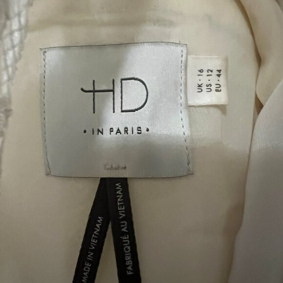 Anthropologie x HD in Paris | White Lace Lemon Print Blouse - Picture 5 of 5